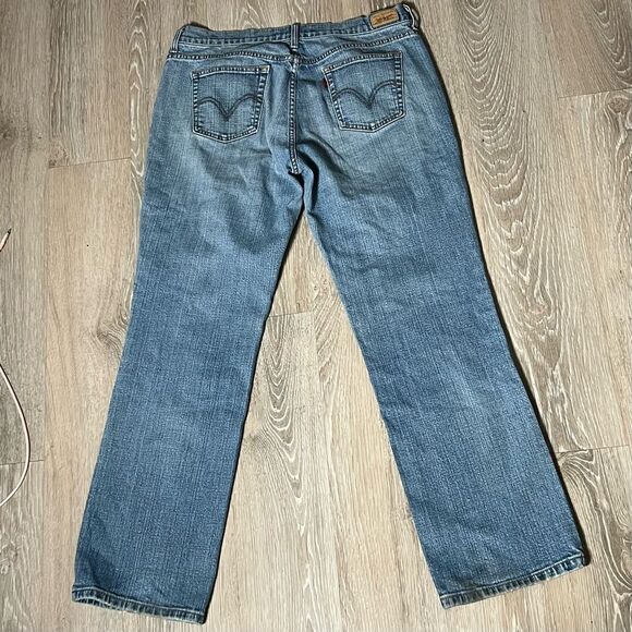 VTG LEVI'S 550 High Rise Relaxed Leg Denim Straight Jean 12 - Picture 4 of 9
